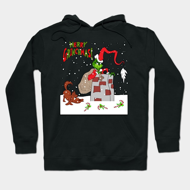 Funny Ugly Grinches Merry Christmas Gift Hoodie by albertperino9943